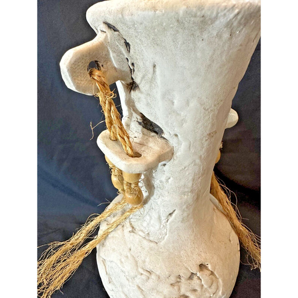 Primitive Southwestern Native Mexico Pitcher Jug Clay Pottery - Picture 6 of 12